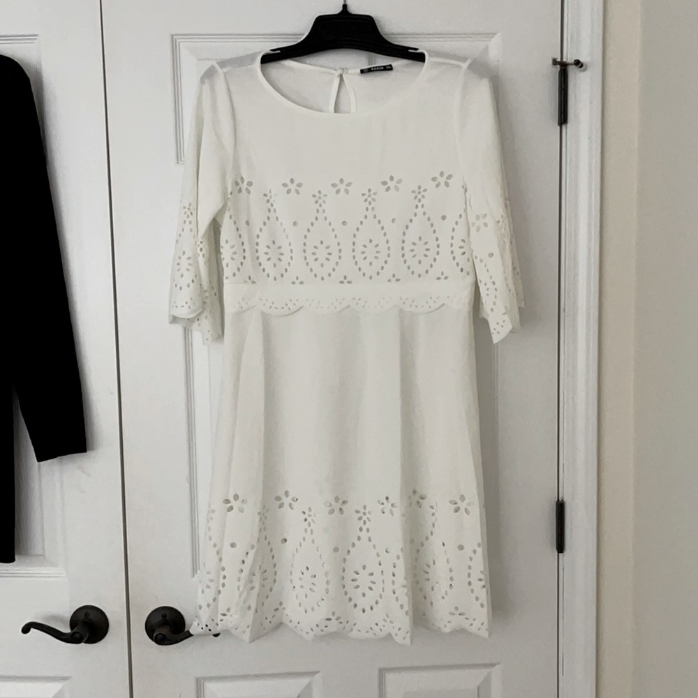 White, Cutout Dress